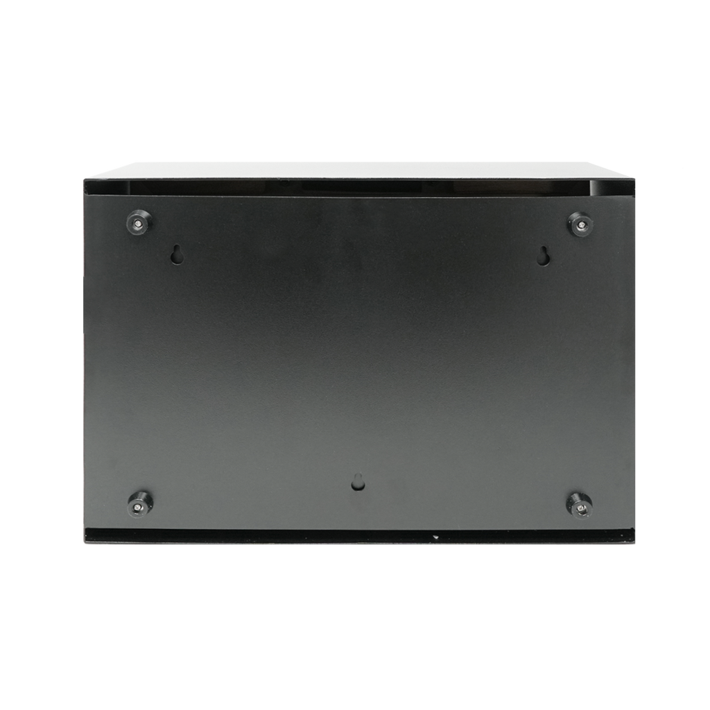 Allen Mailbox - Wood and Black Wall Mount Mailbox