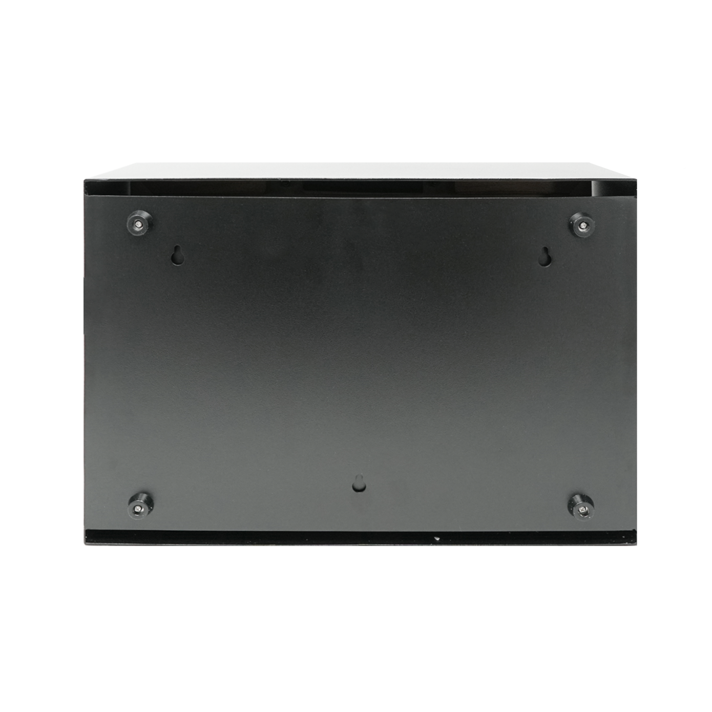 Allen Mailbox - Wood and Black Wall Mount Mailbox
