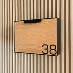 Modern Wood Mailbox