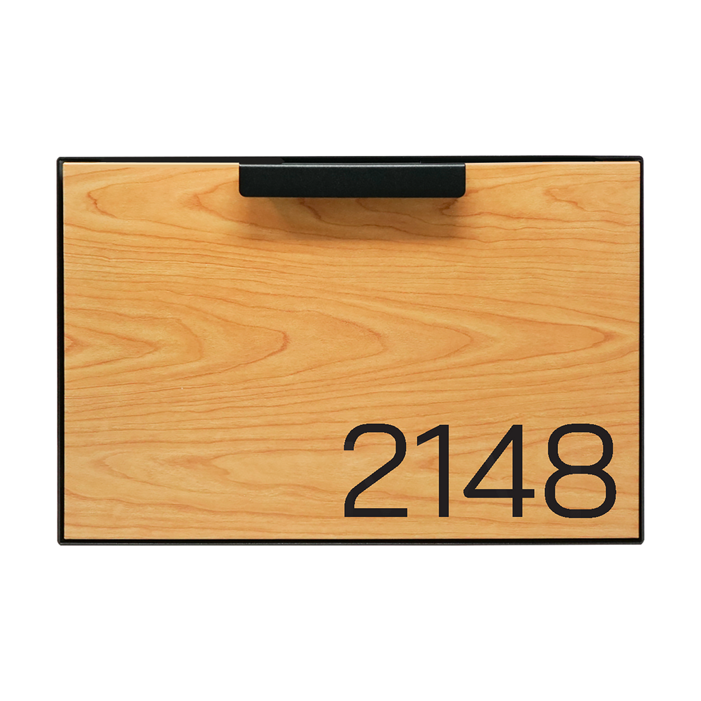 Modern Wood Mailbox