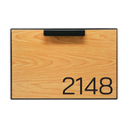 Modern Wood Mailbox