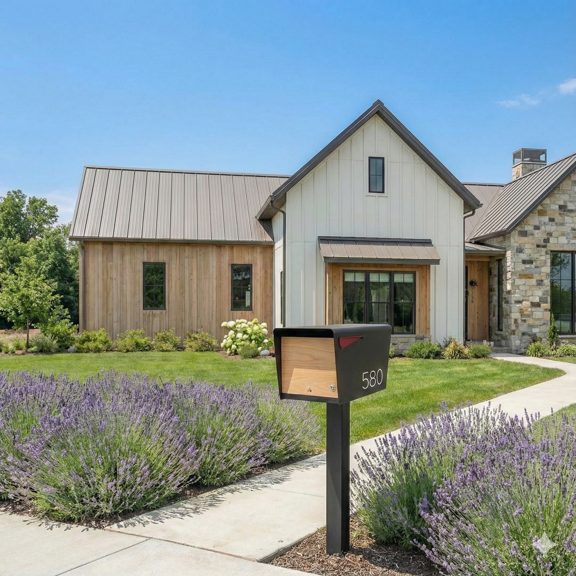 Beautiful Post Mounted Mailboxes