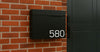 Herman - Matte Black Mailbox