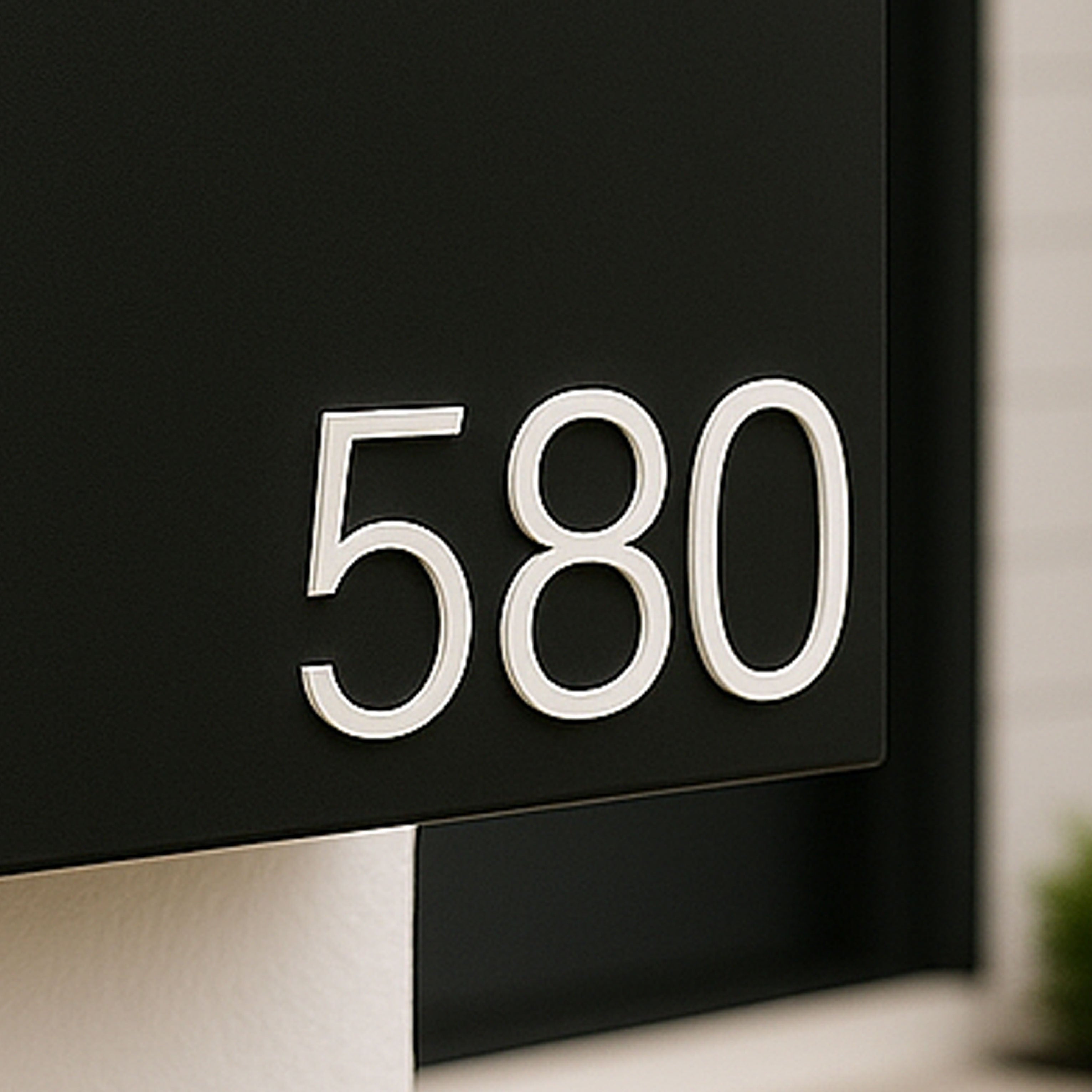 Custom Mailbox 3d Steel House Number