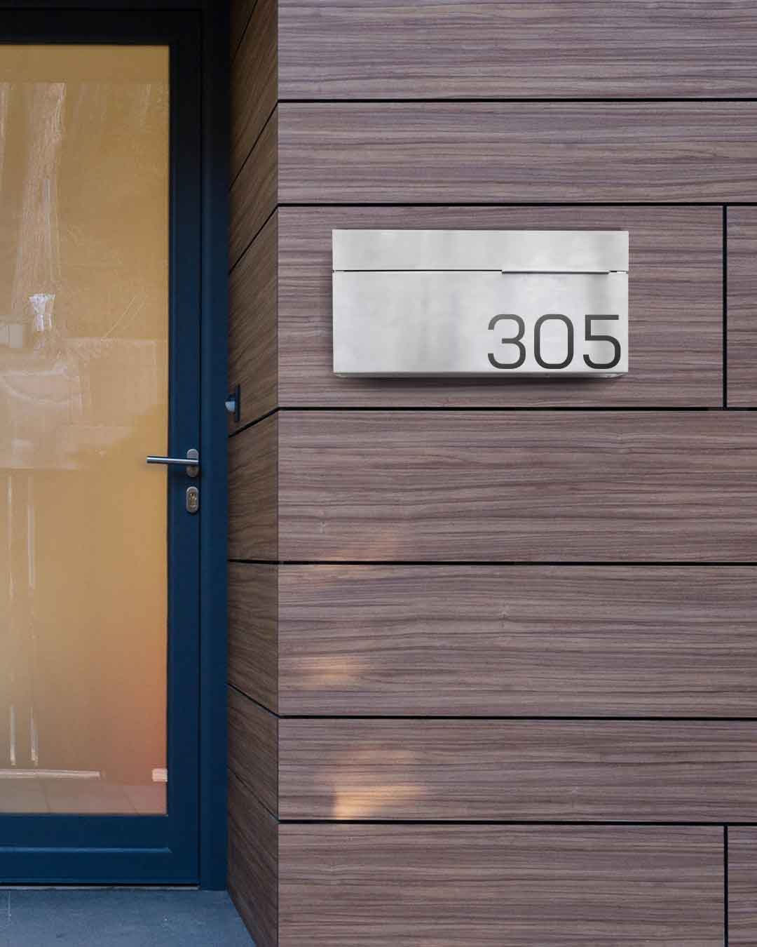 Mid Century Wall Mounted Mailbox