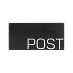 Modern Black Wall Mounted Mailbox