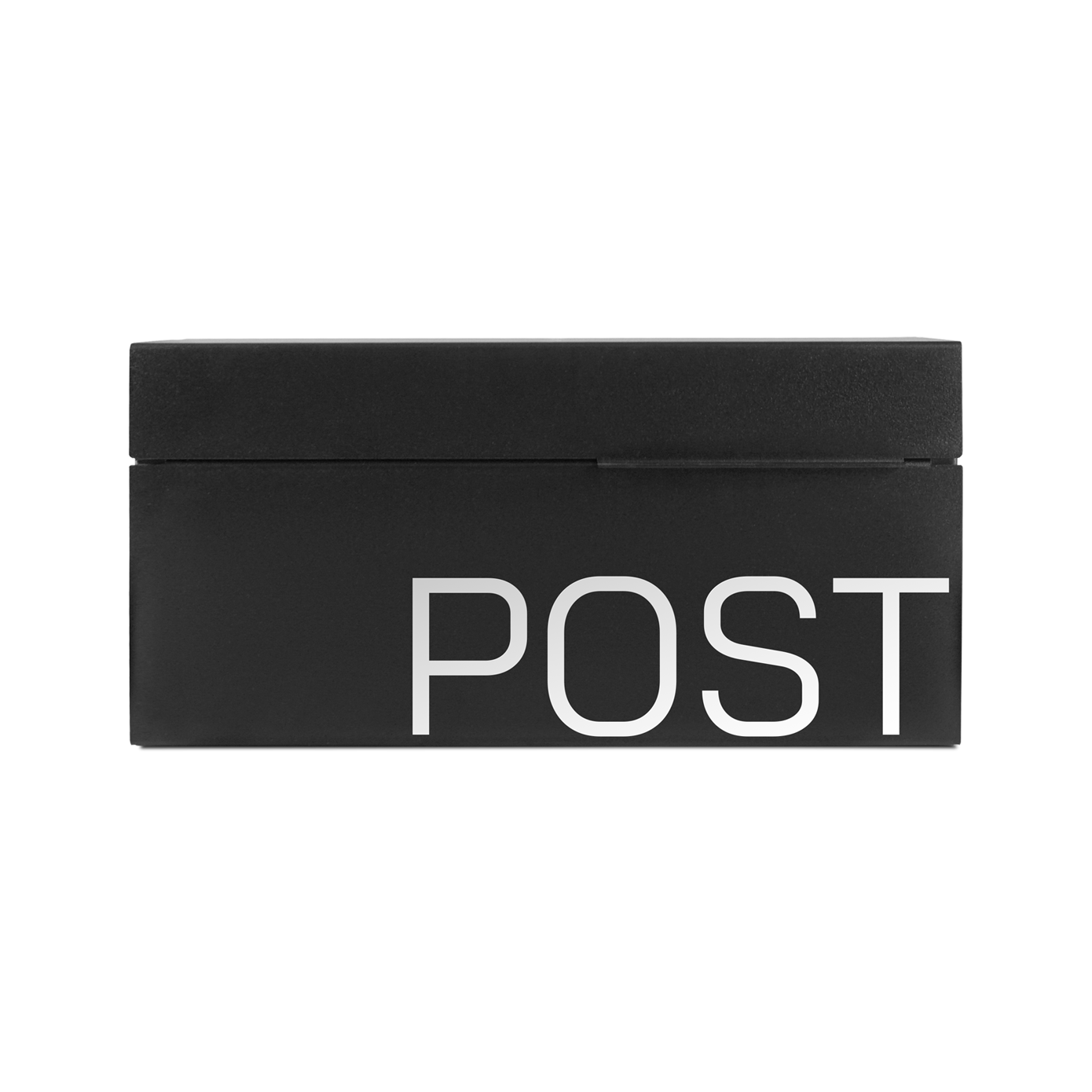 Modern Black Wall Mounted Mailbox