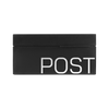 Modern Black Wall Mounted Mailbox