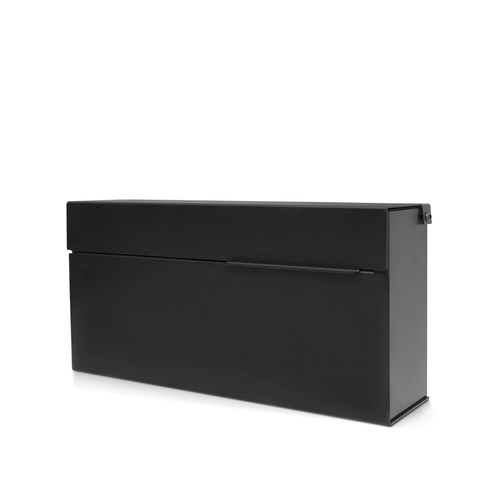 Wilson - Matte Black Mailbox