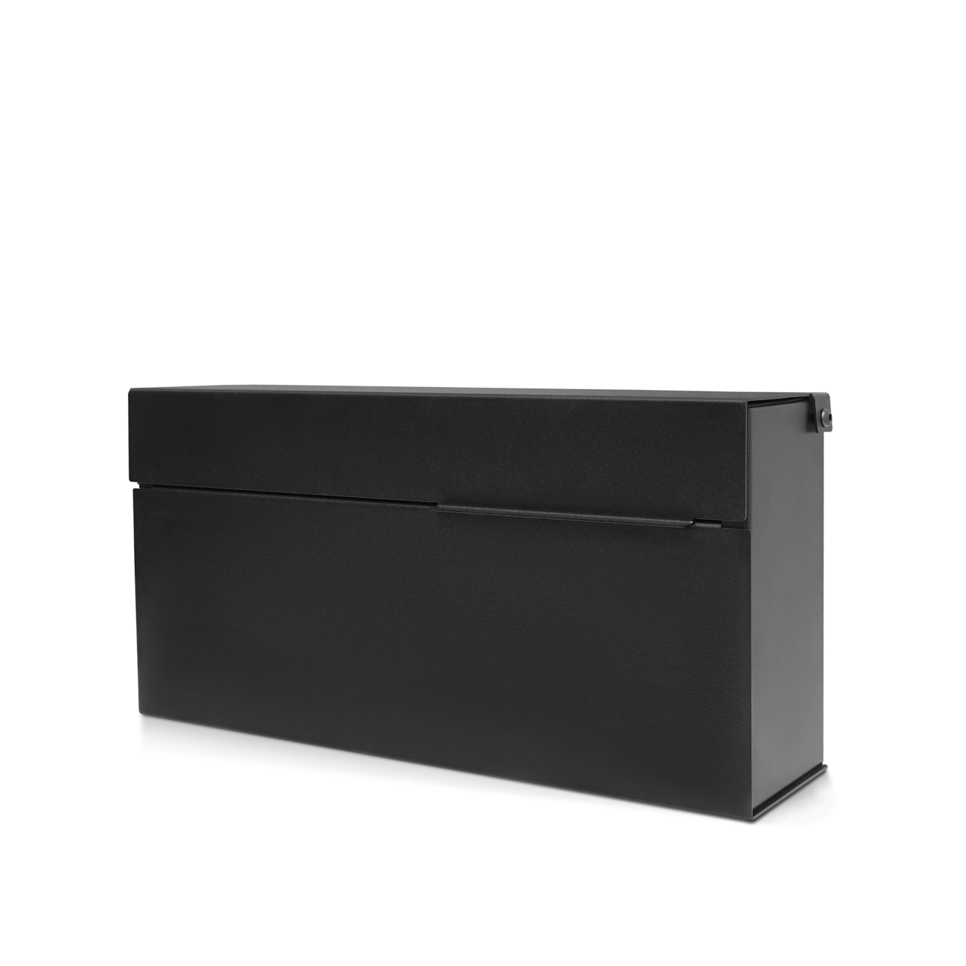 Wilson - Matte Black Mailbox