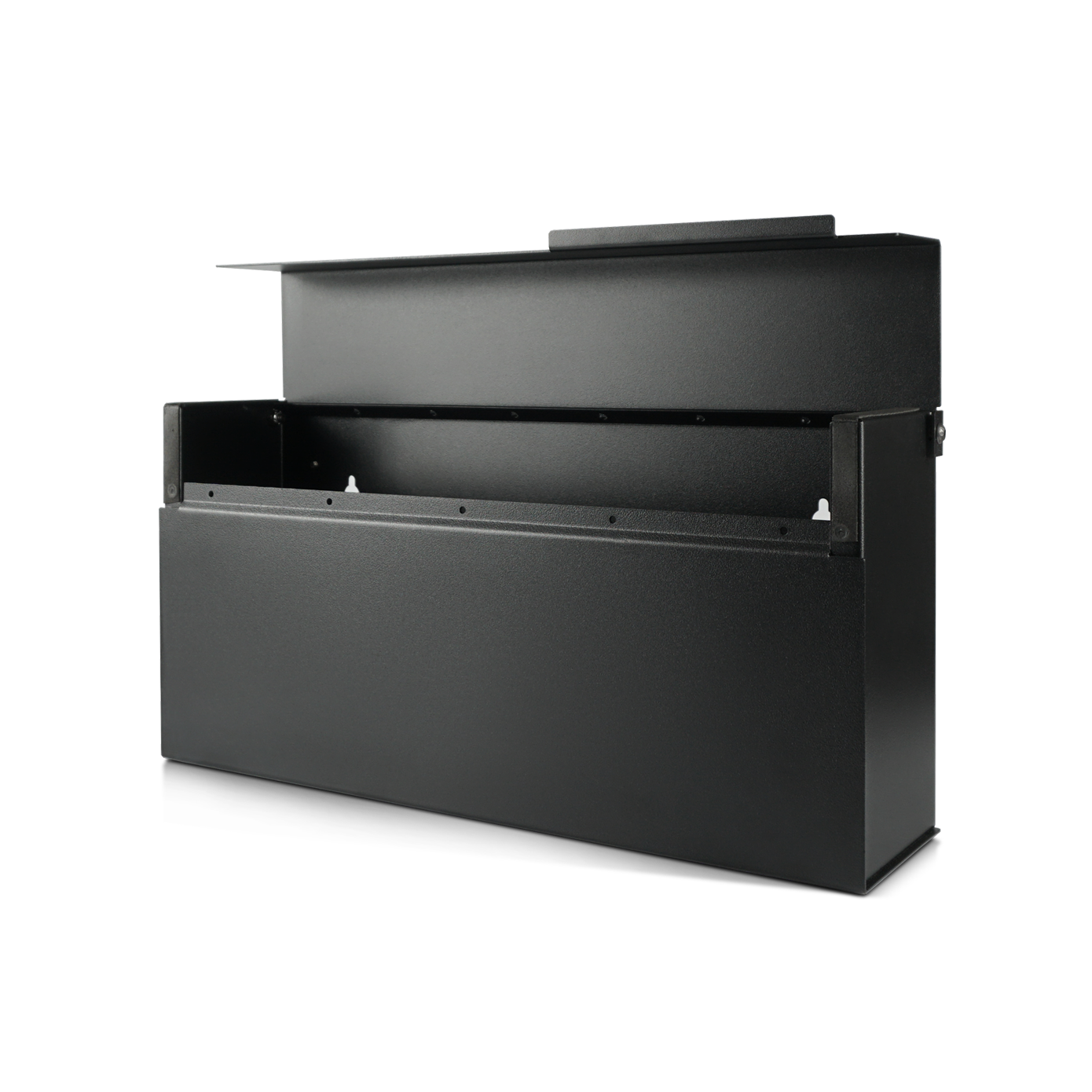 Wilson - Matte Black Mailbox