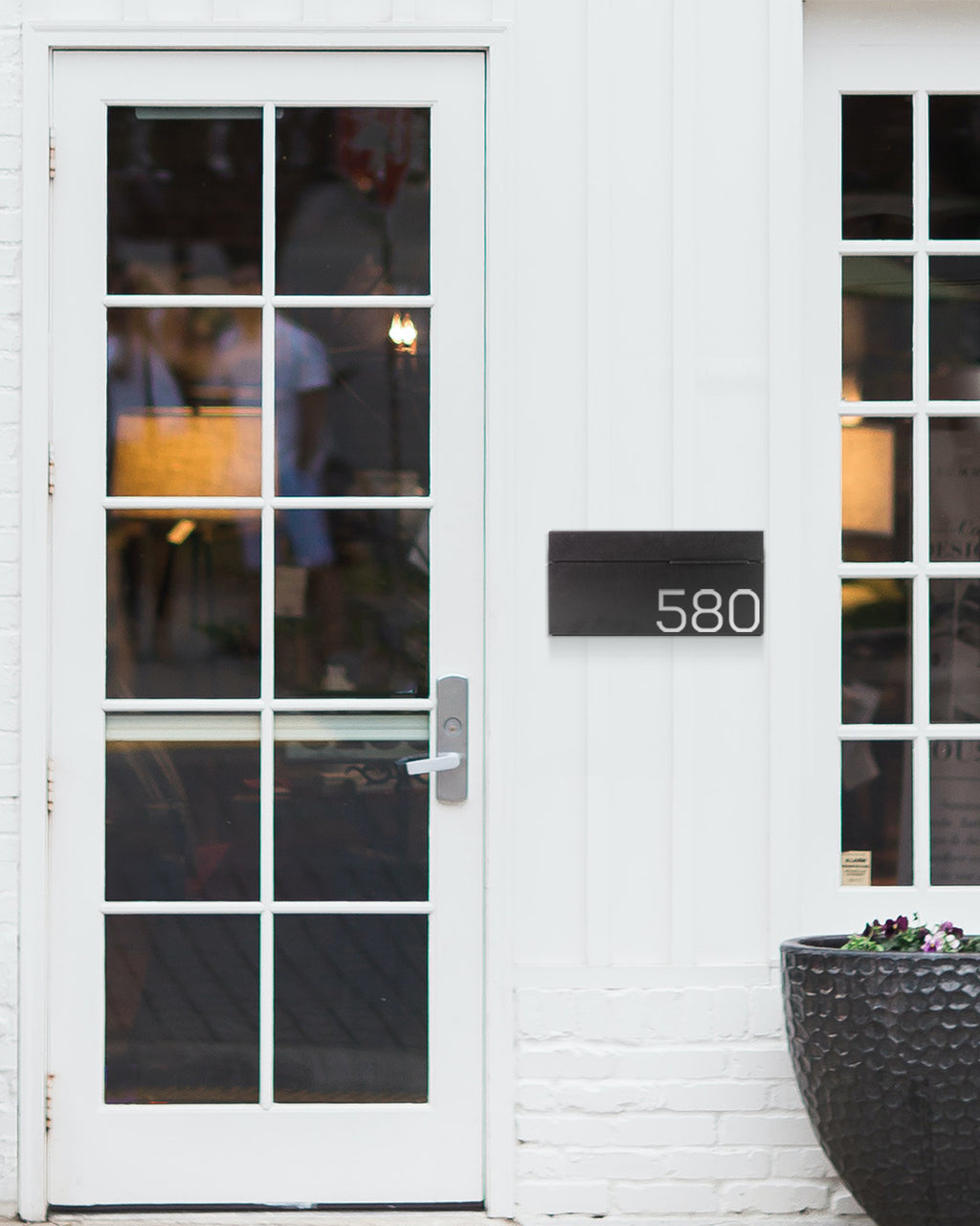 Wilson - Matte Black Mailbox
