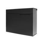 Herman - Matte Black Mailbox