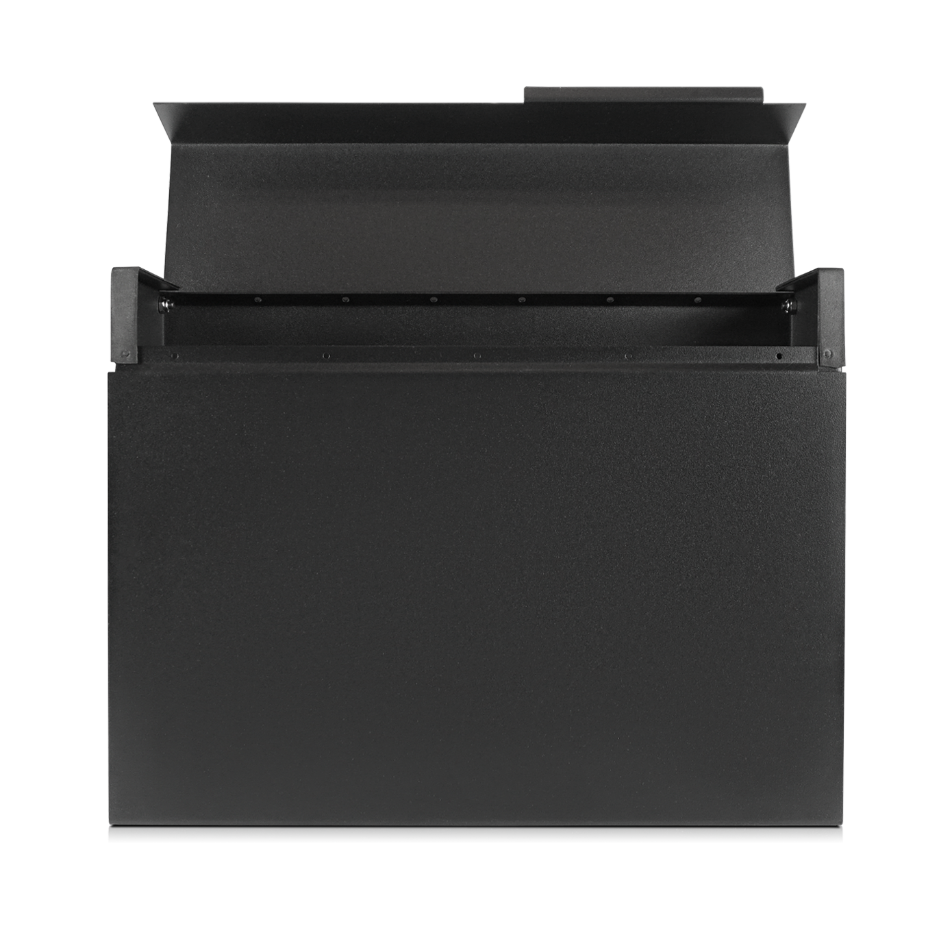 Modern and Contemporary Mailbox - Matte Black Large Wall Mounted Mailbox -  Herman - Movo Home