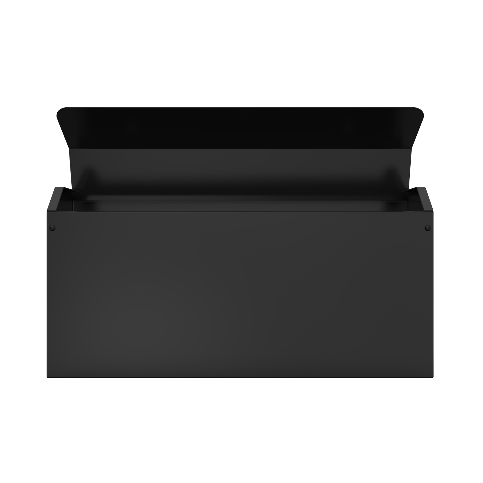 Edward - Matte Black Mailbox